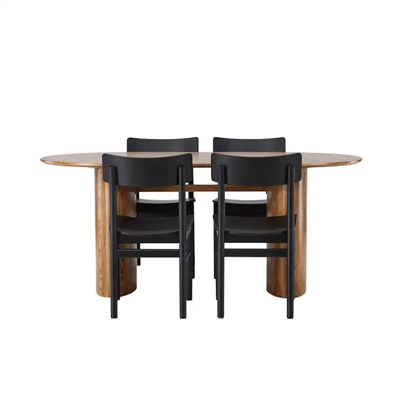 Matgrupp Venture Home Isolde med 4 Montros Stolar