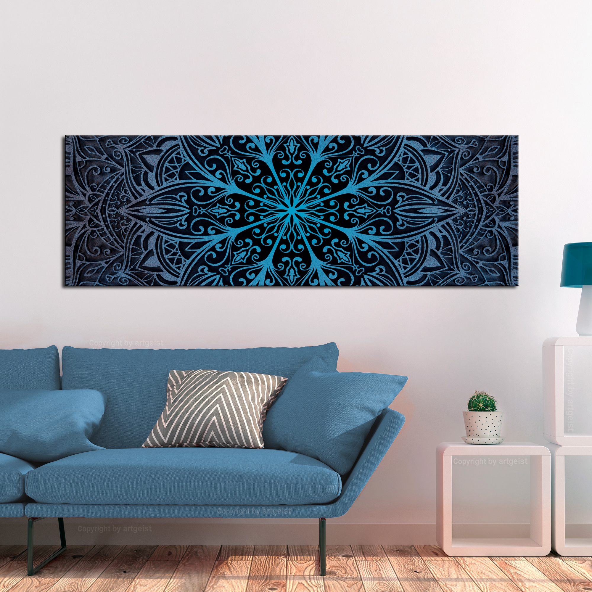 Tavla Arkiio Feathers Blue