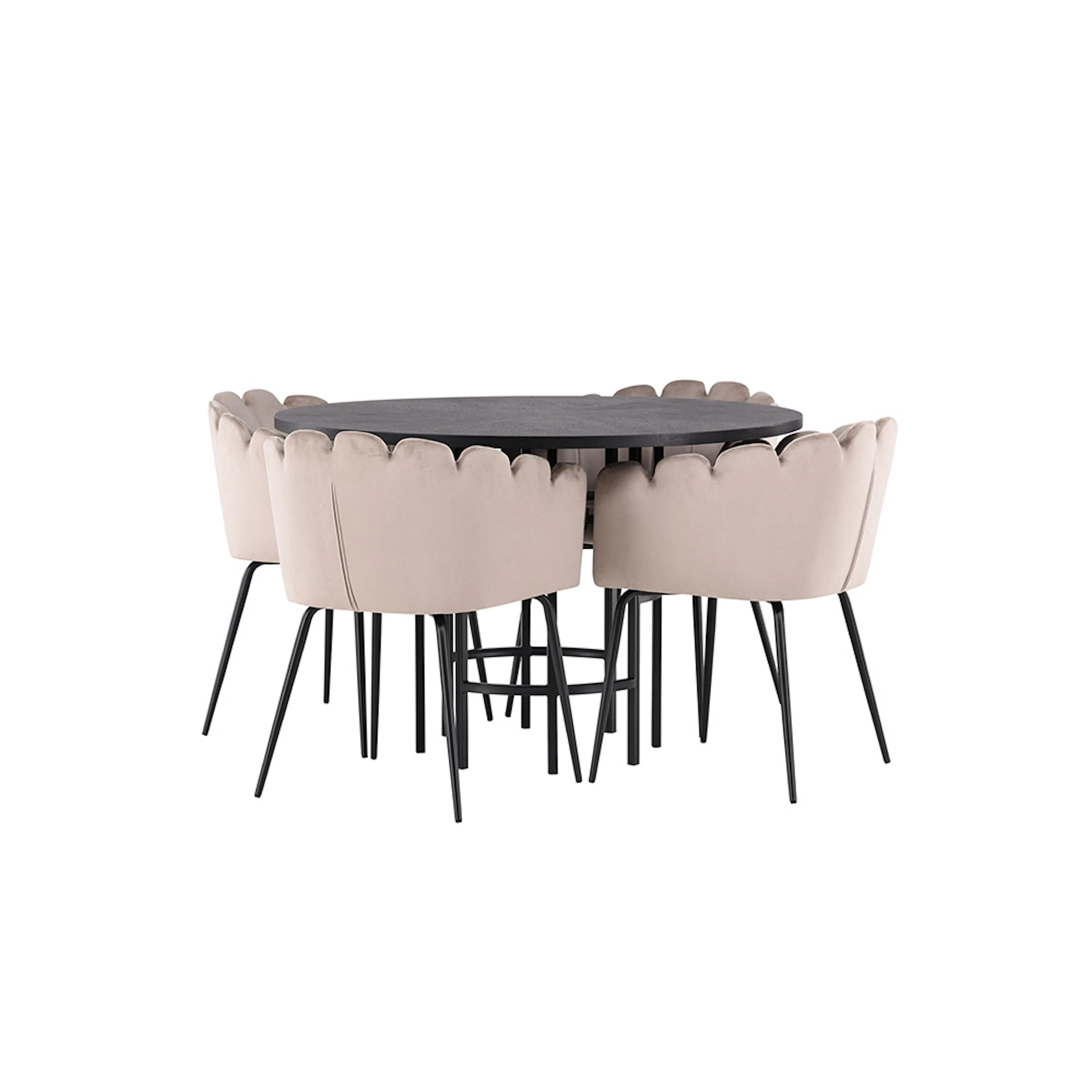 Svart/Beige