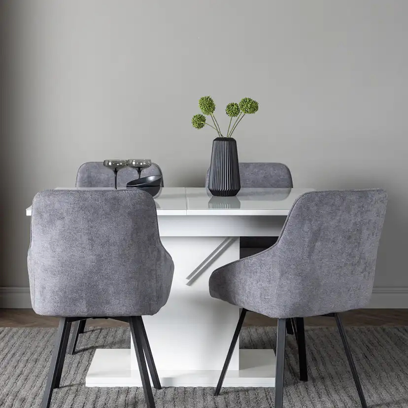 Matgrupp Venture Home Pluto med 4 Rosie Stolar