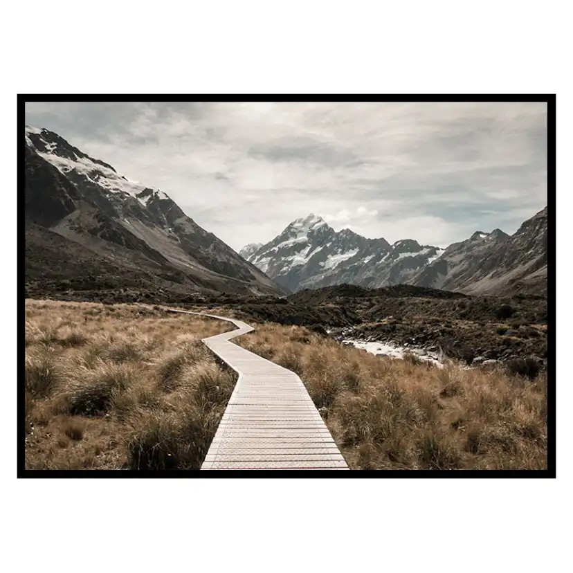 Poster Gallerix Hooker Valley Track