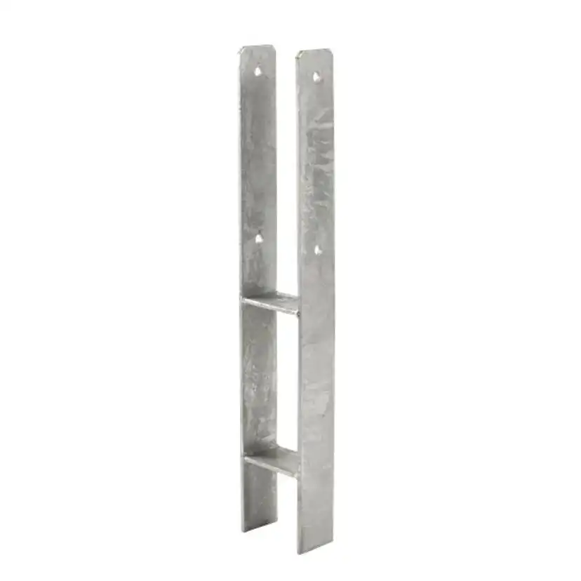 H stolparfot 60 cm - 9x9 cm stolper - för nedgjutning