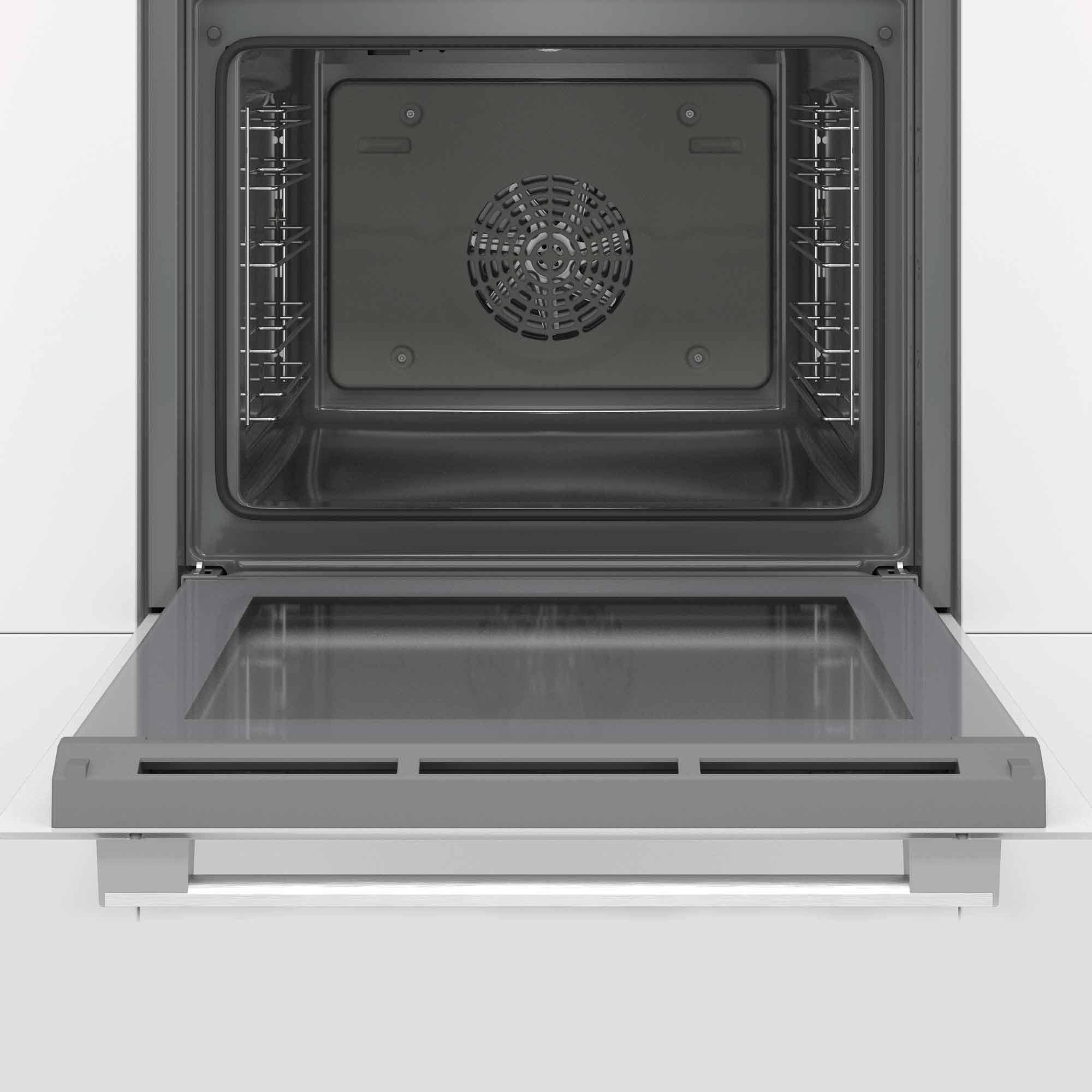 Inbyggnadsugn Bosch Serie 2 HBA530BW0S Vit med Varmluft