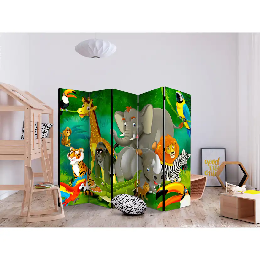 Rumsavdelare Arkiio Colourful Safari II 225x172 cm