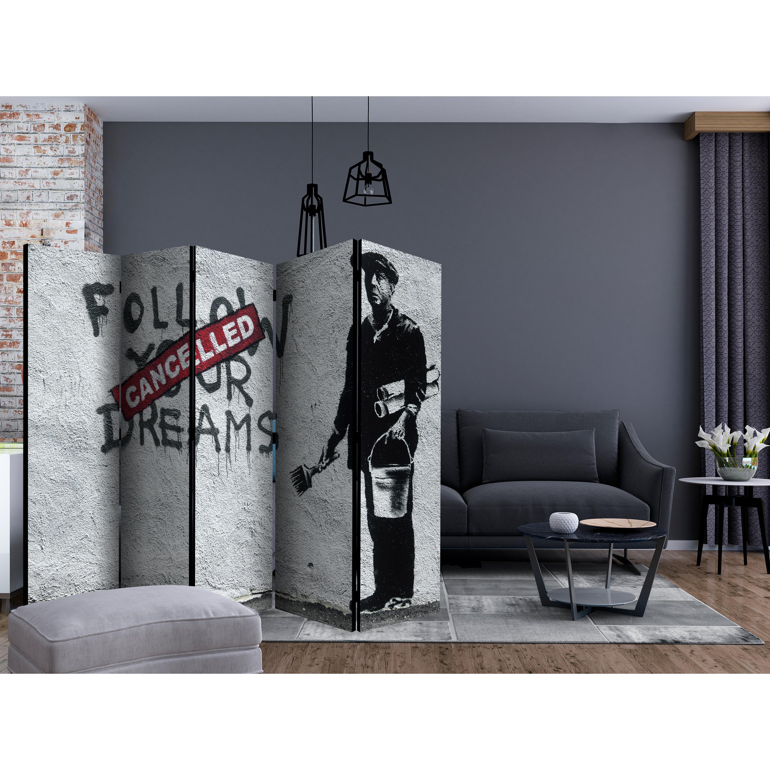 Rumsavdelare Arkiio Dreams Cancelled Banksy II 225x172 cm