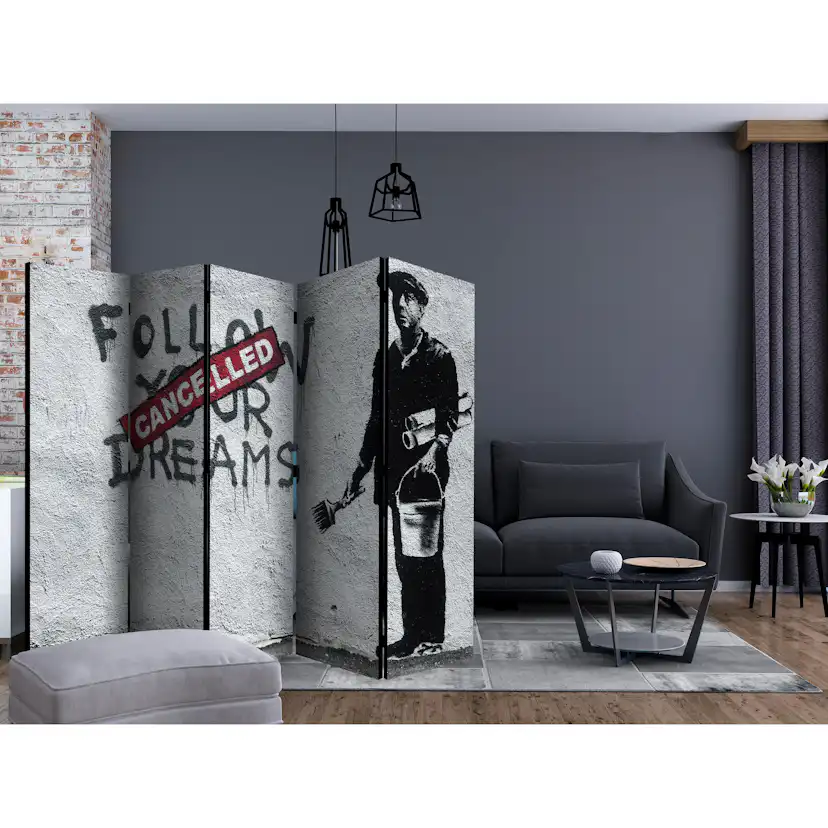 Rumsavdelare Arkiio Dreams Cancelled Banksy II 225x172 cm