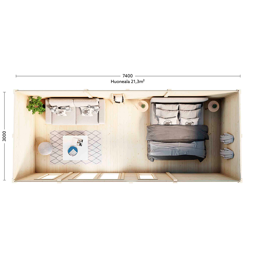 Stuga Luoman Lillevilla Ruovesi 22,2 m2