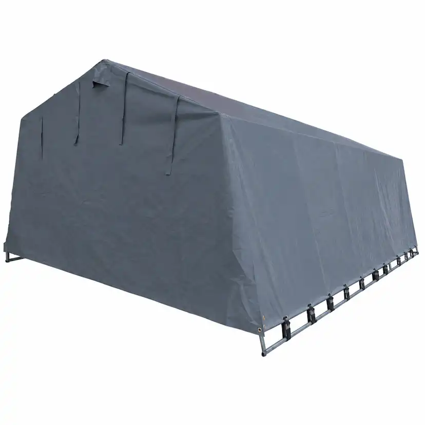 Garagetält Timco G500 3,4 x 7 m Grå