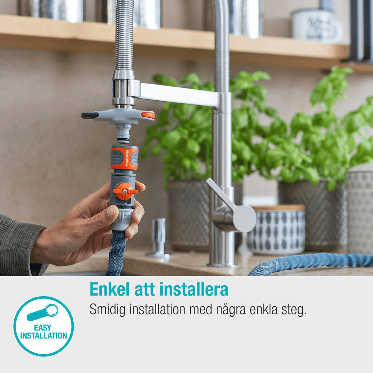 Textilslang Gardena Liano Xtreme 10 m Set