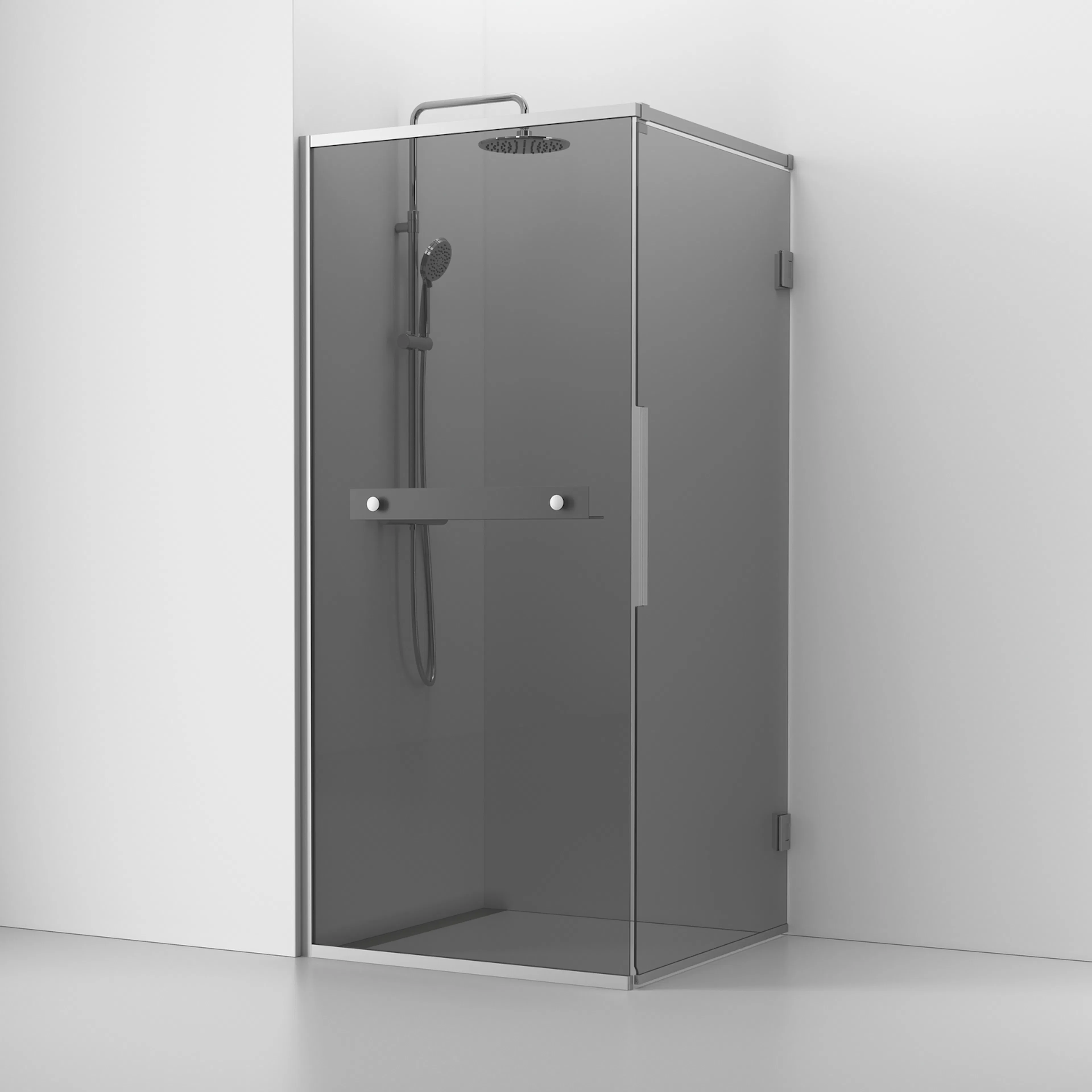 Duschhörn Svedbergs Langfoss 200 med Hylla