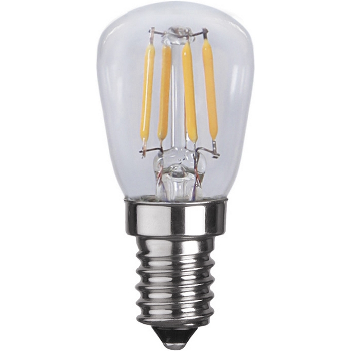 LED-lampa Star Trading Filament E14 ST26 Klar Dimbar 2,8W