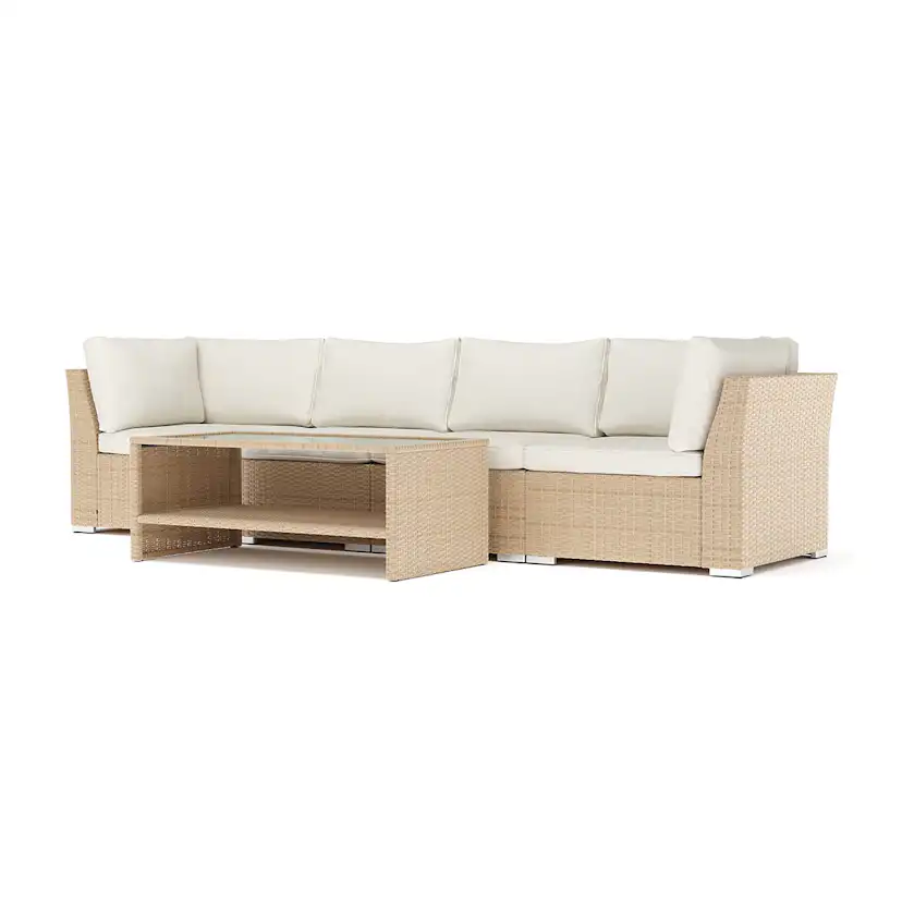 Wisconsin Rak soffa 4 sits Beige