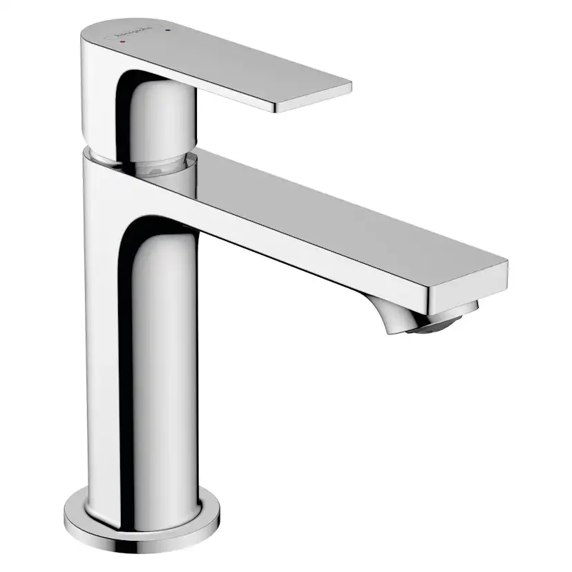 Tvättställsblandare Hansgrohe Rebris E 1-grepps 110 med Lyftventil