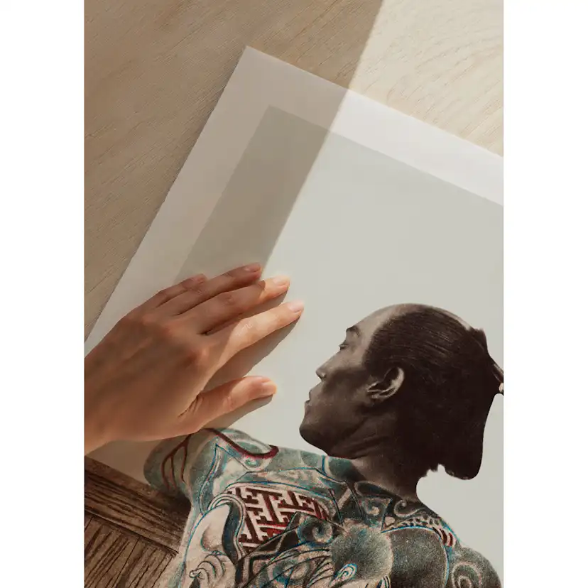 Poster Gallerix Tattoo In Color By Kusakabe Kimbei