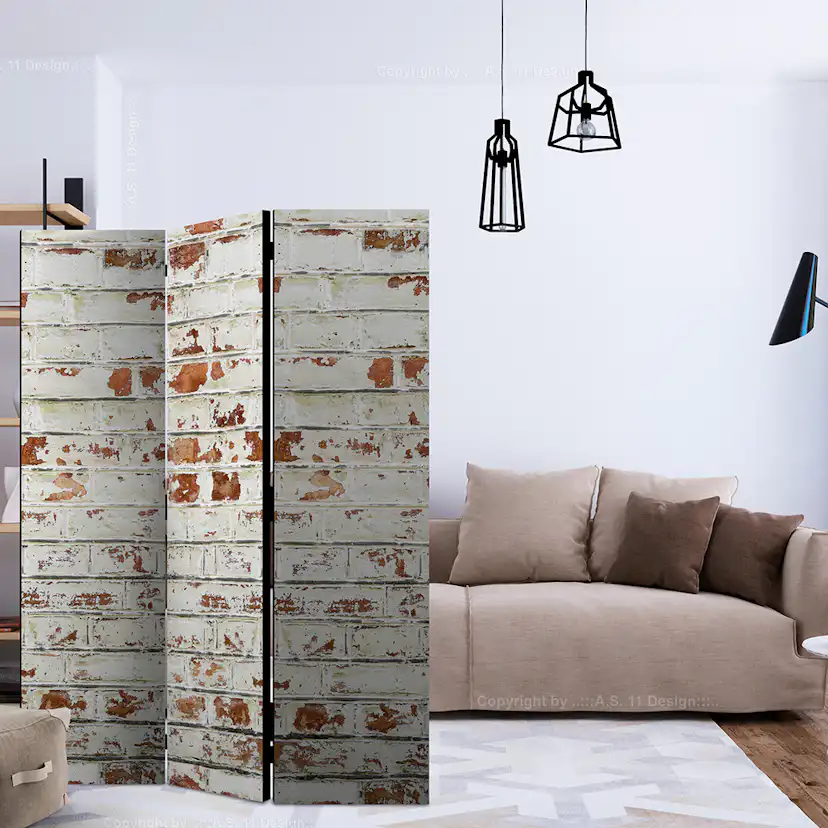 Rumsavdelare Skärmvägg Arkiio Brick Story 135x172 cm