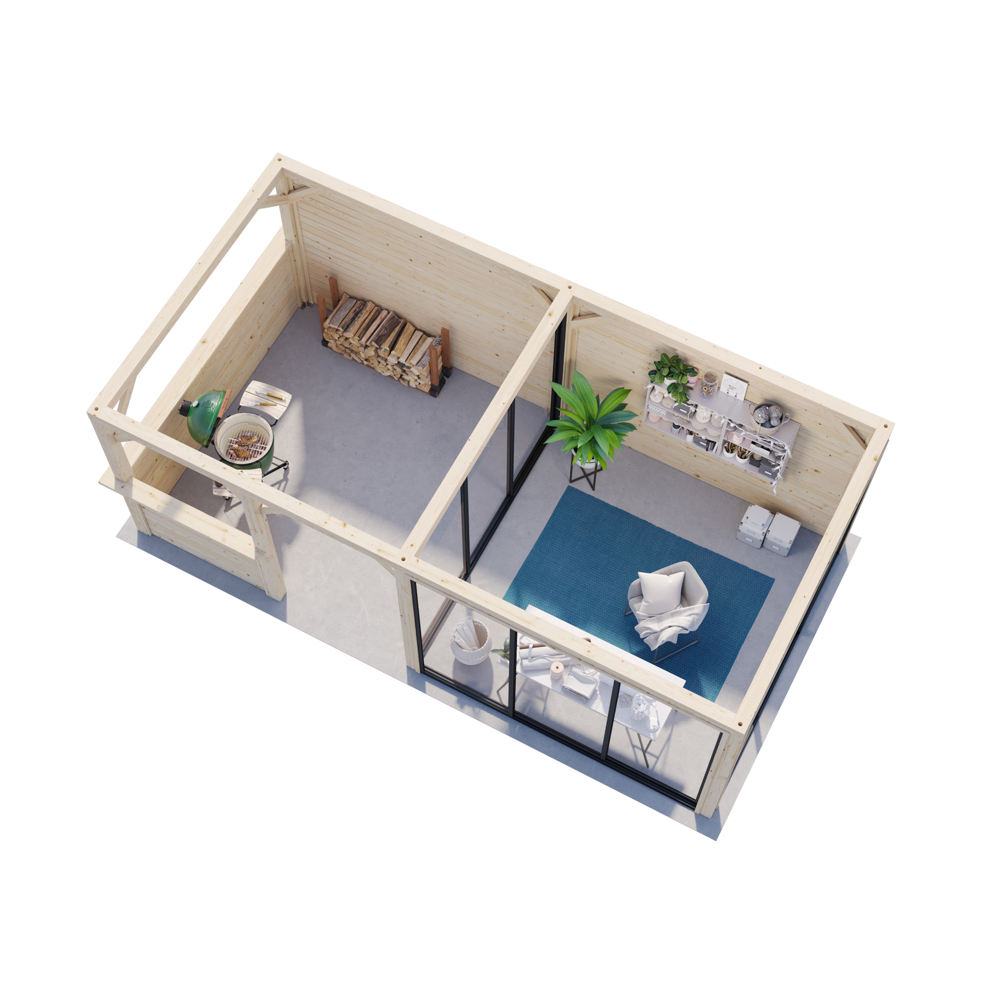 Uterum Palmako Lenna 16,6 m2 Set 708 Slide Plus
