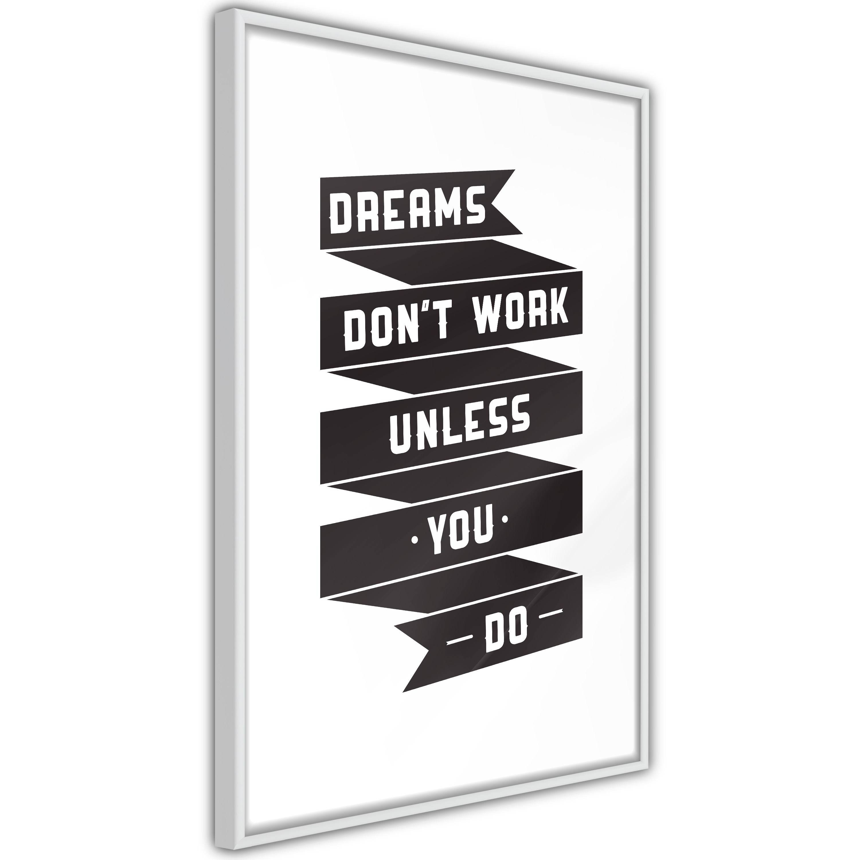 Poster Artgeist Affisch Dreams don't work