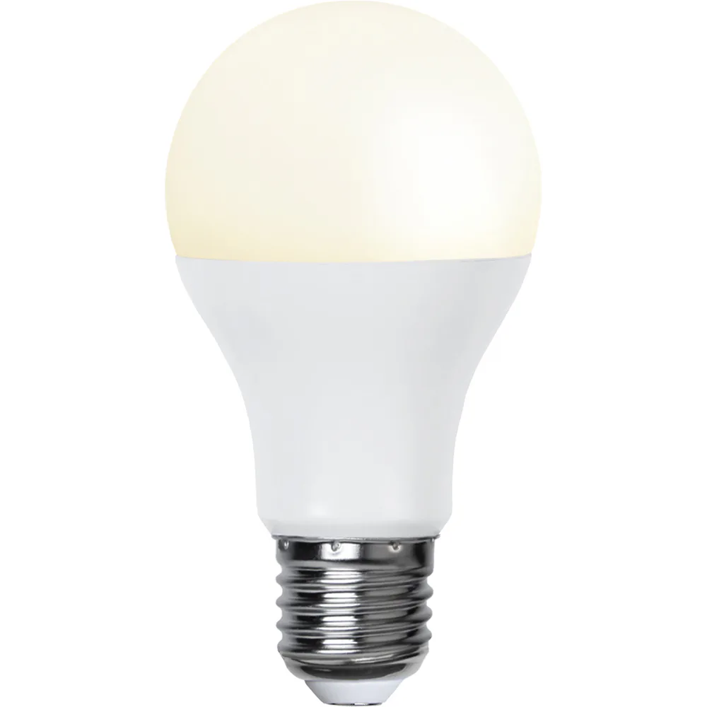 LED-lampa Star Trading E27 A60 Twilight Sensor Opal 9,6W 1055lm