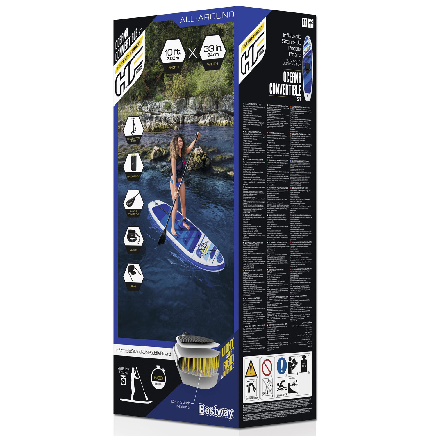 SUP-bräda Bestway Hydro Force SUP Oceana Convertible Set