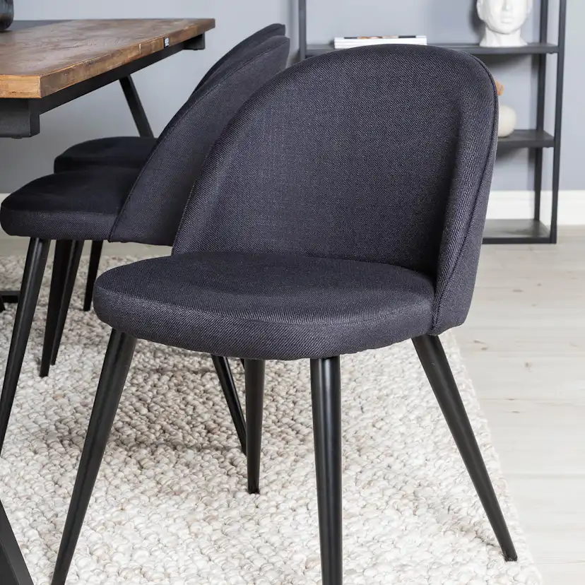 Matgrupp Venture Home Jane med 6 Valentina Stolar Polyestertyg