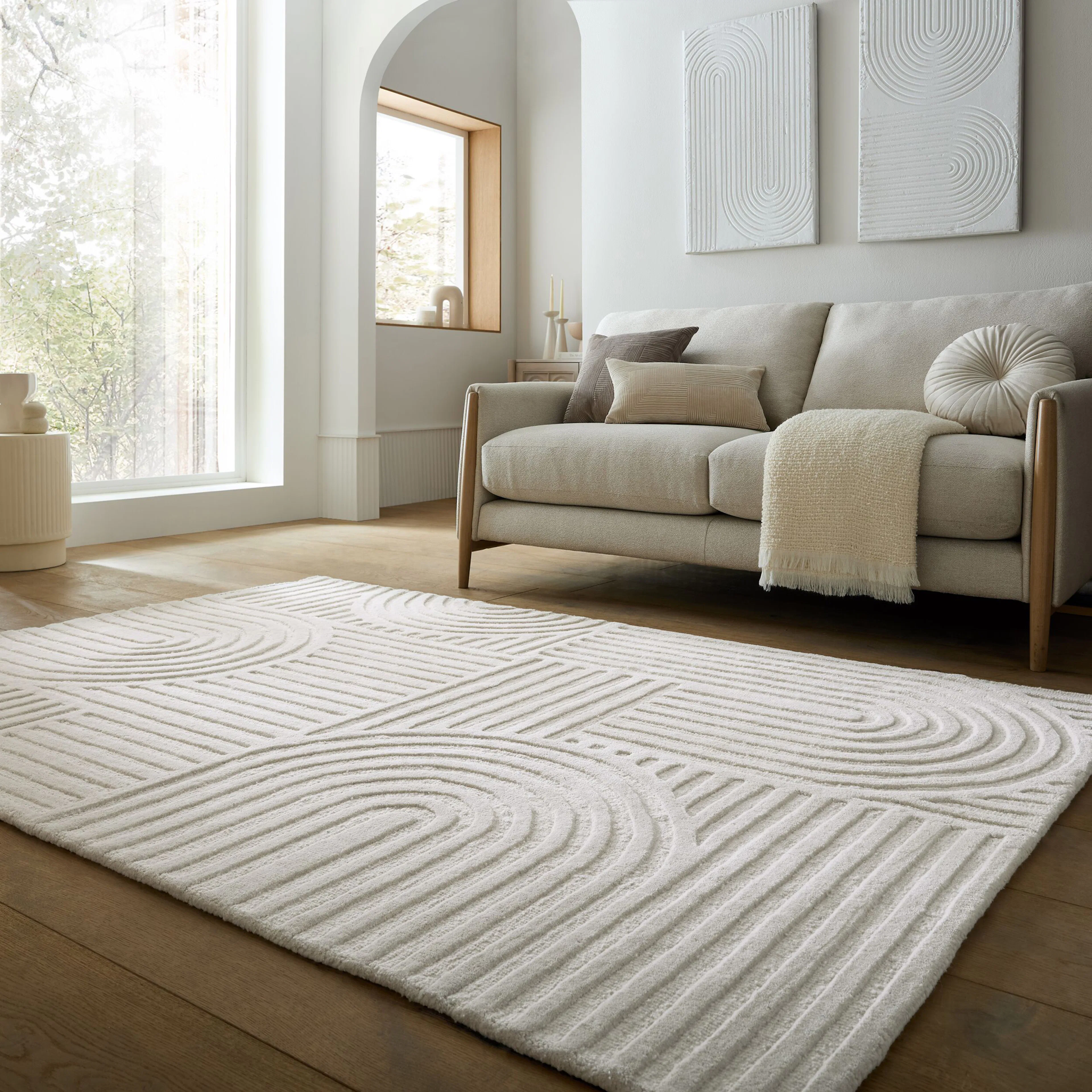 Rektangulär Matta Flair Rugs Zen Garden