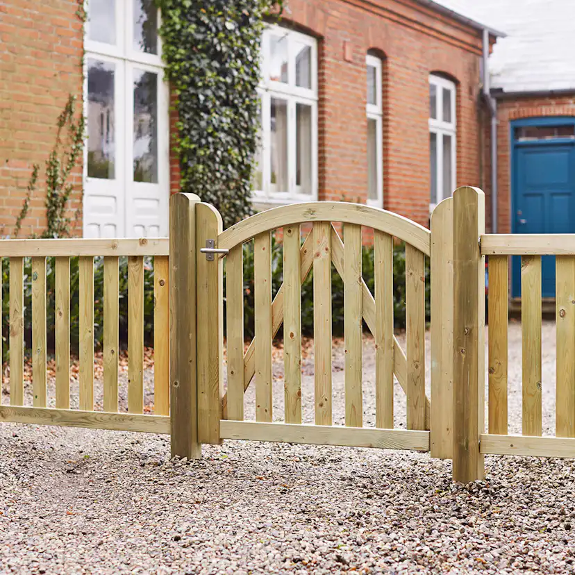 Enkelgrind PLUS Ligno inkl. Beslag Vänster