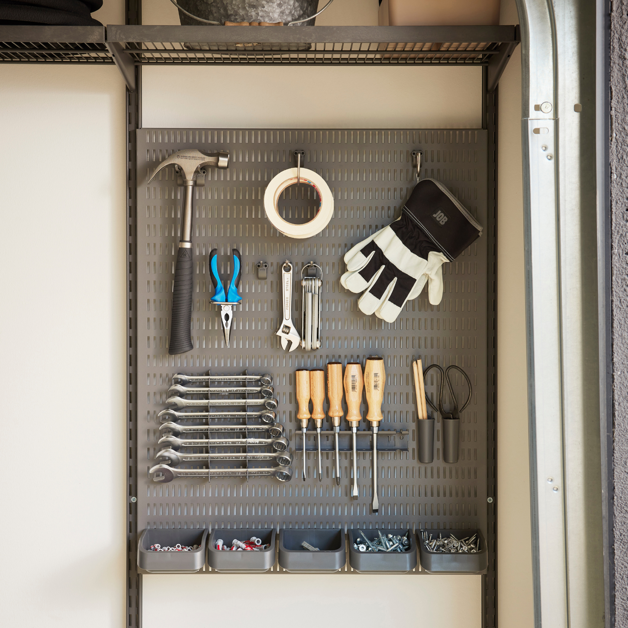 Verktygsförvaring Elfa Ready Solution 1 Garage+ B: 1855 mm