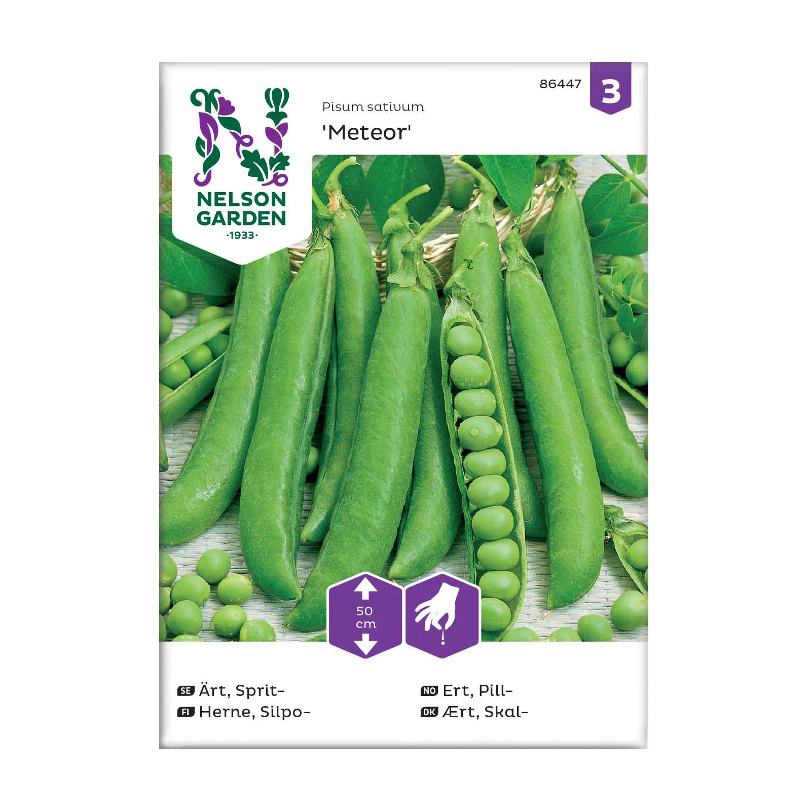 Frö Spritärt Nelson Garden Meteor Låg