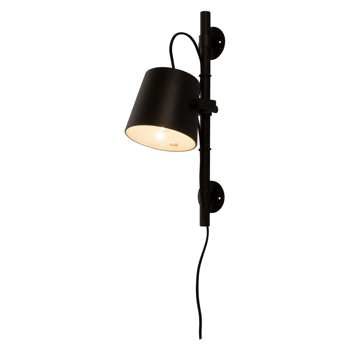 Vägglampa Aneta Espresso