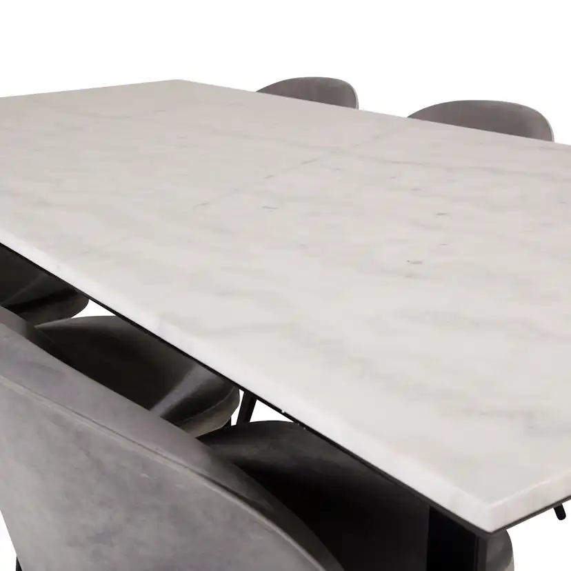 Matgrupp Venture Home Estelle 200 med 6 Valentina Stolar