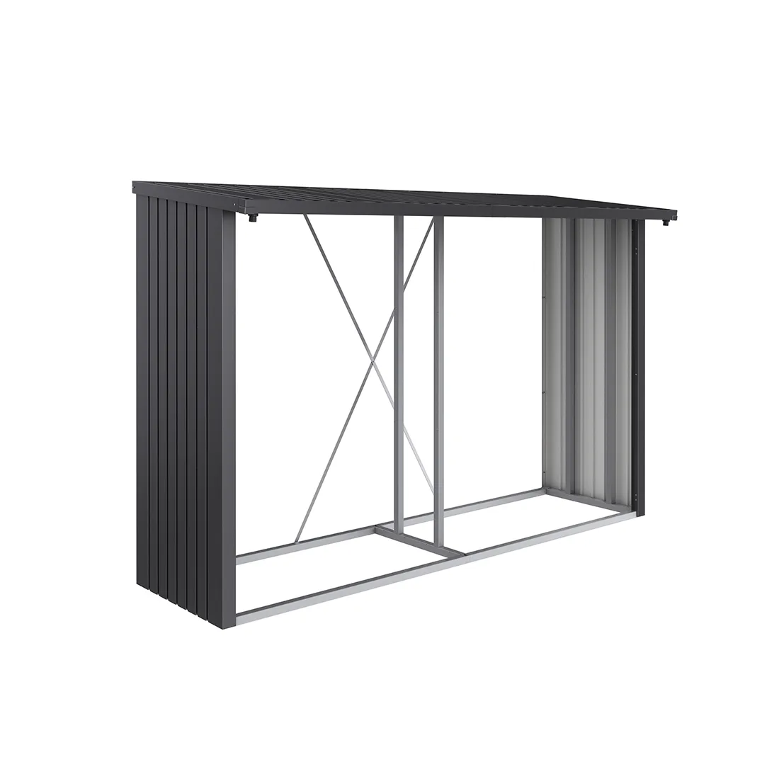 Vedförråd Biohort Woodstock 300 Metallic Mörkgrå