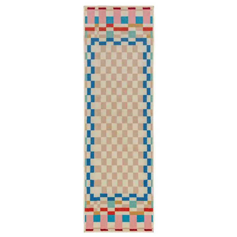 Gångmatta Flair Rugs Checkered Border