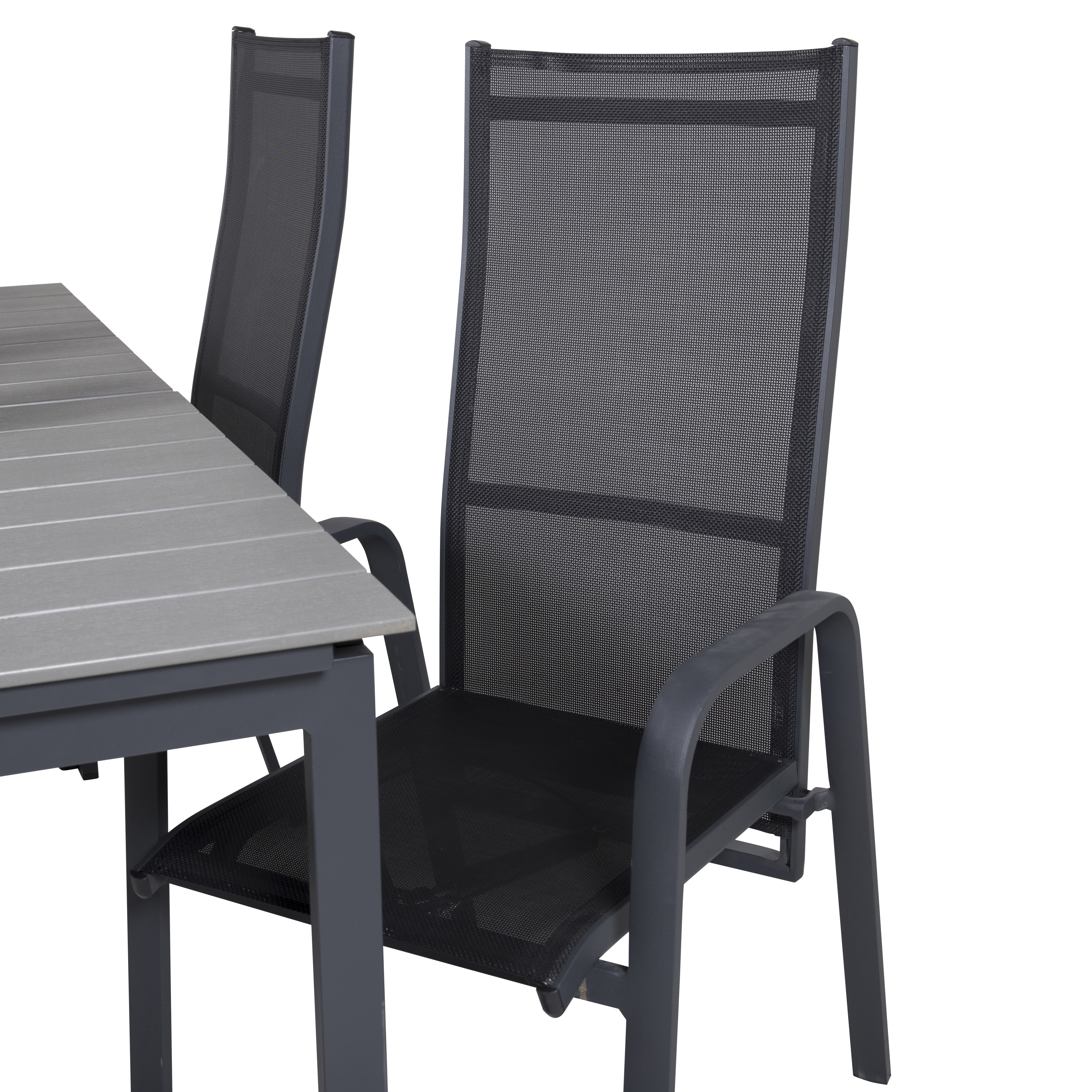 Matgrupp Venture Home Lova 160/240 med 4 Copacabana Stolar