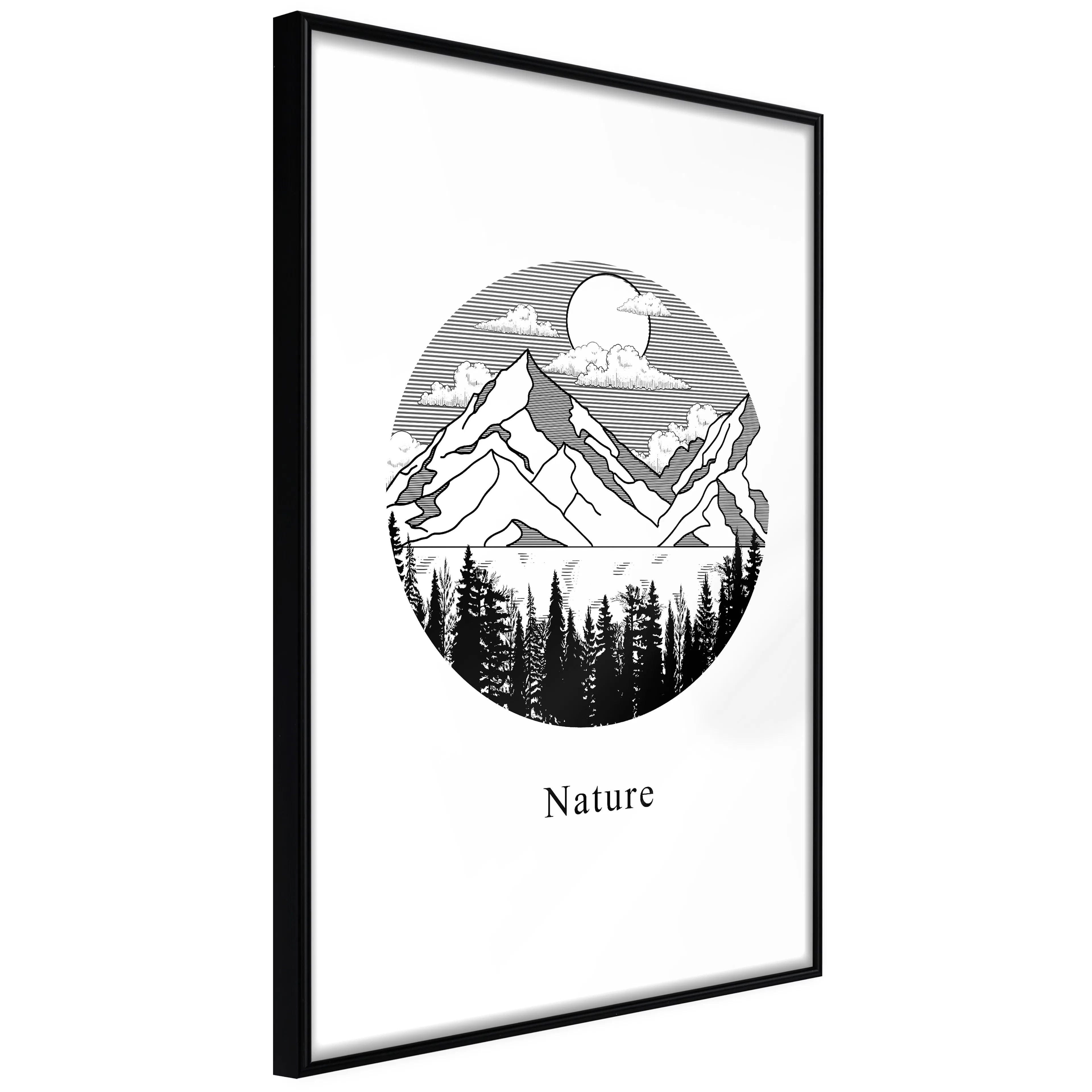 Affisch - Lost Land [Poster] 40x60 Svart ram, 40x60 cm