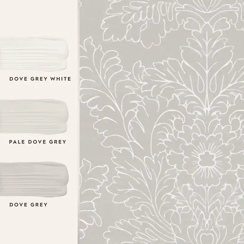 Tapet Laura Ashley Silchester Dove Grå 119853