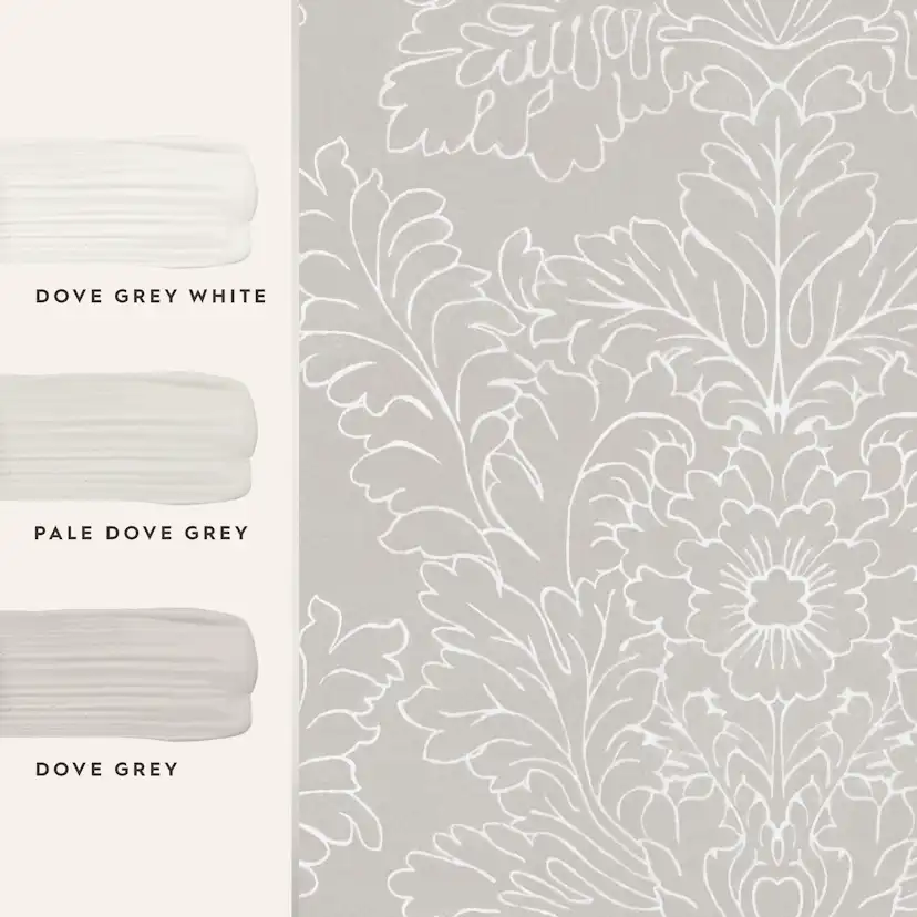 Tapet Laura Ashley Silchester Dove Grå 119853