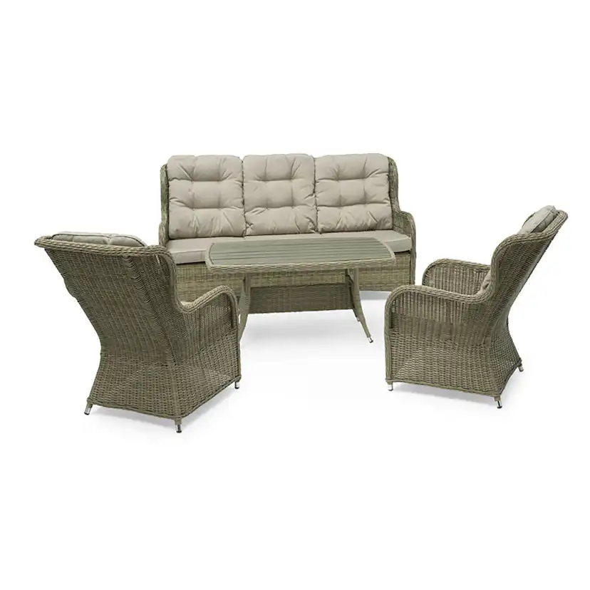 Loungeset Hillerstorp Lotus 4-sits med Dynor
