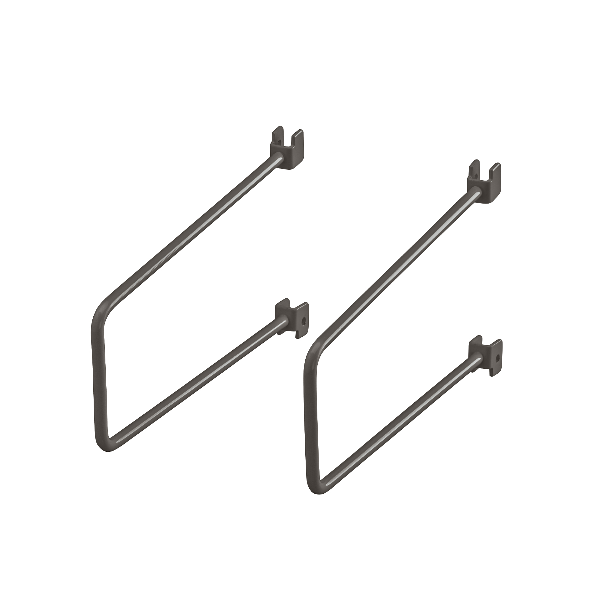 Bokstöd Elfa Sparring för Skena 200 mm 2-pack