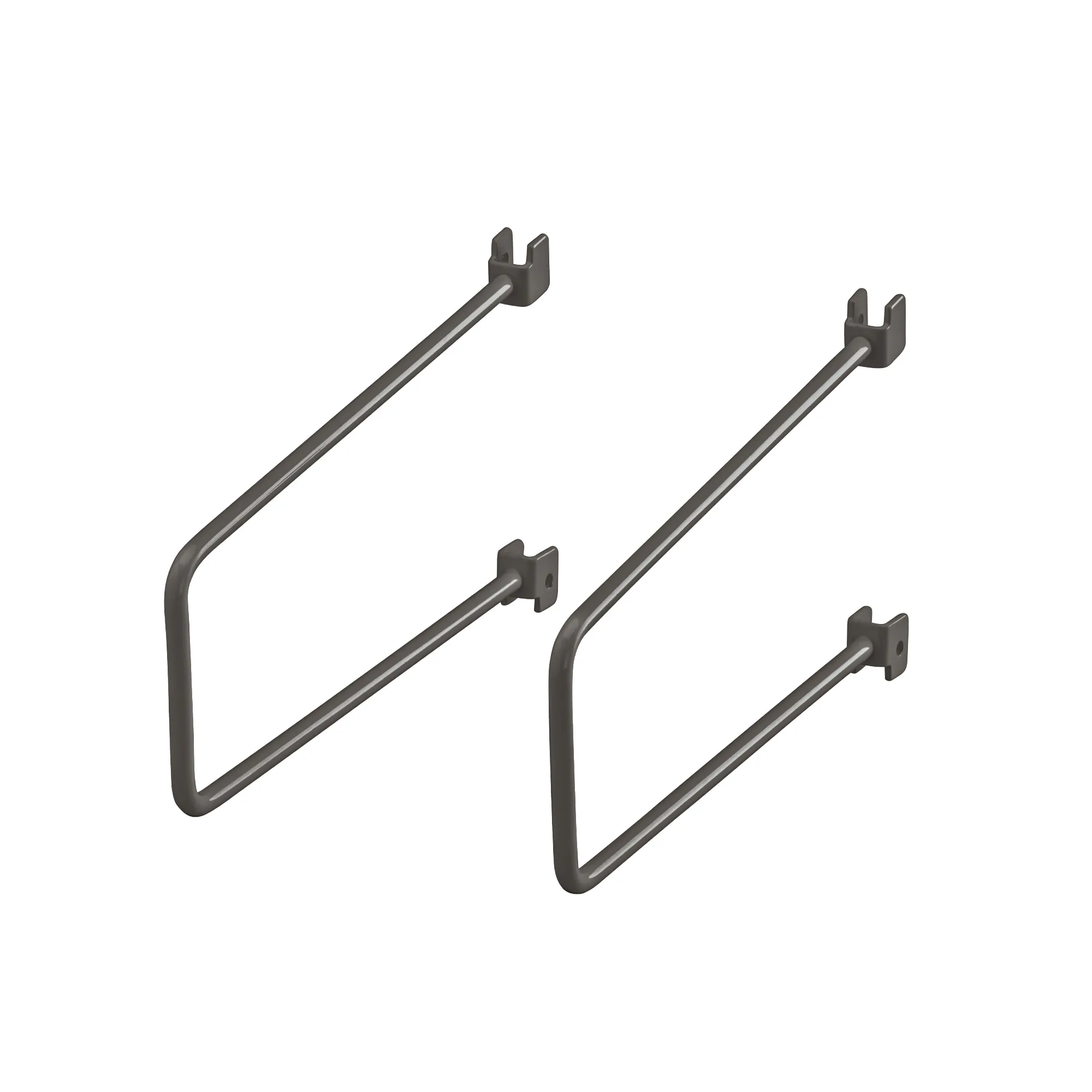 Bokstöd Elfa Sparring för Skena 200 mm 2-pack