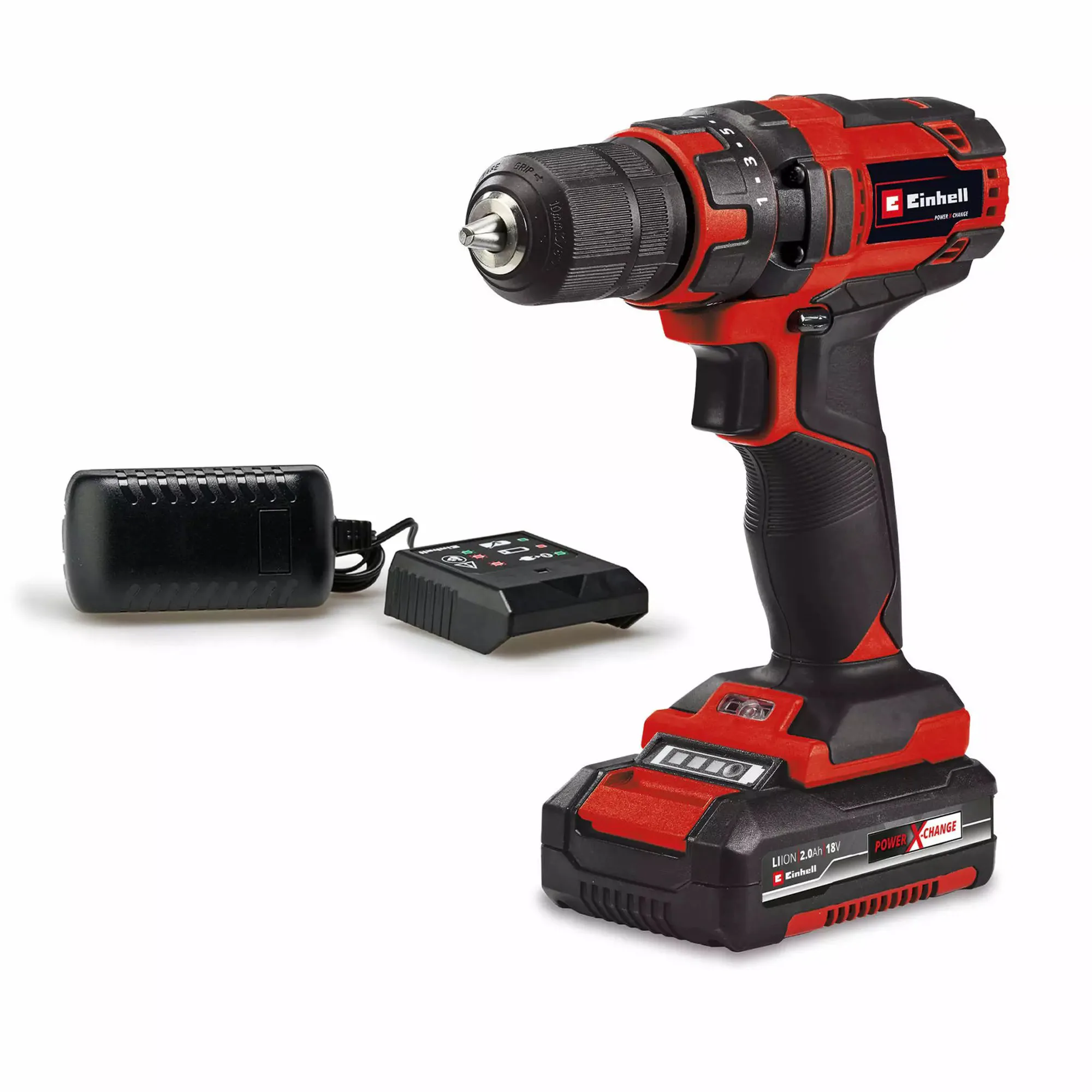 Borrmaskin Einhell TC-CD 18/35 Li Sladdlös med 1x2,0 Ah Batteri