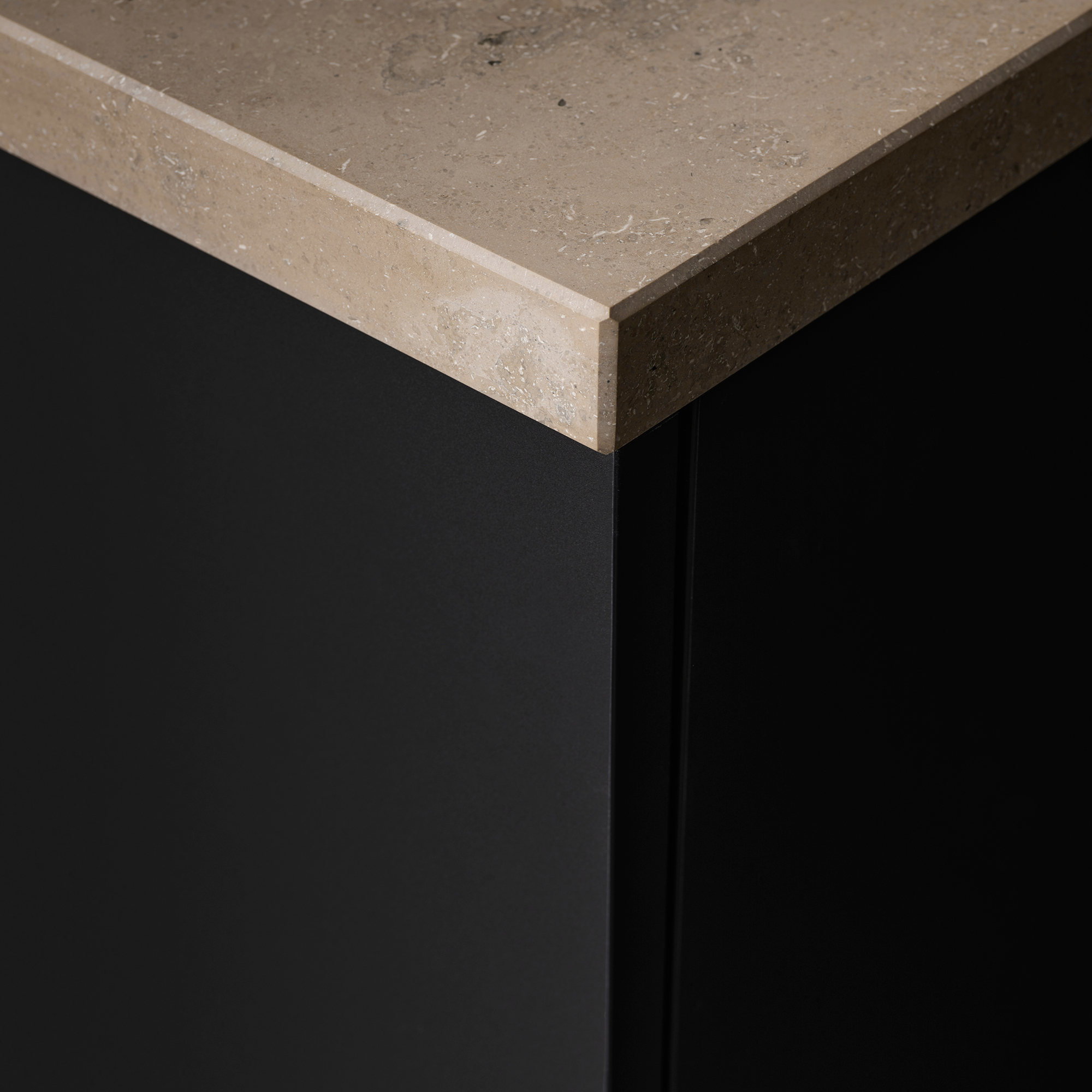 Bänkskiva Miller Badrum Sten City med 2 Underlimmade Tvättställ