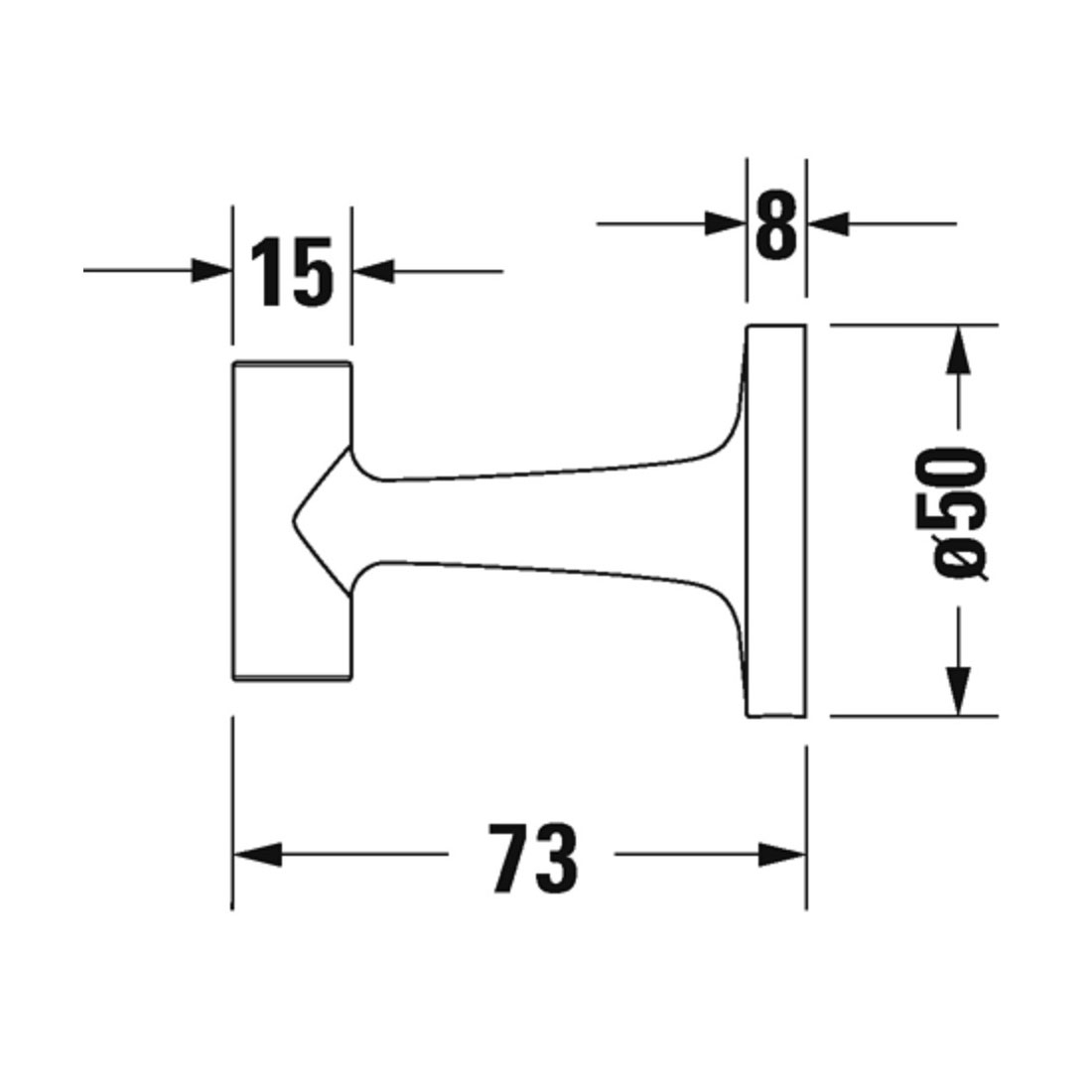 Handdukskrok Duravit Starck T 009929