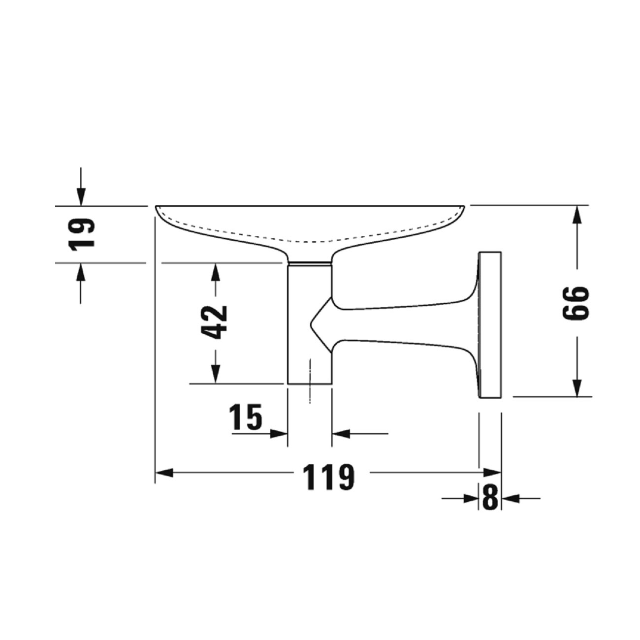 Tvålkopp Duravit Starck T 009933