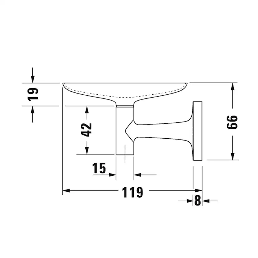 Tvålkopp Duravit Starck T 009933
