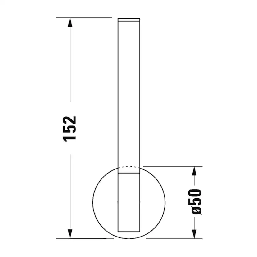 Reservpappershållare Duravit Starck T 009939