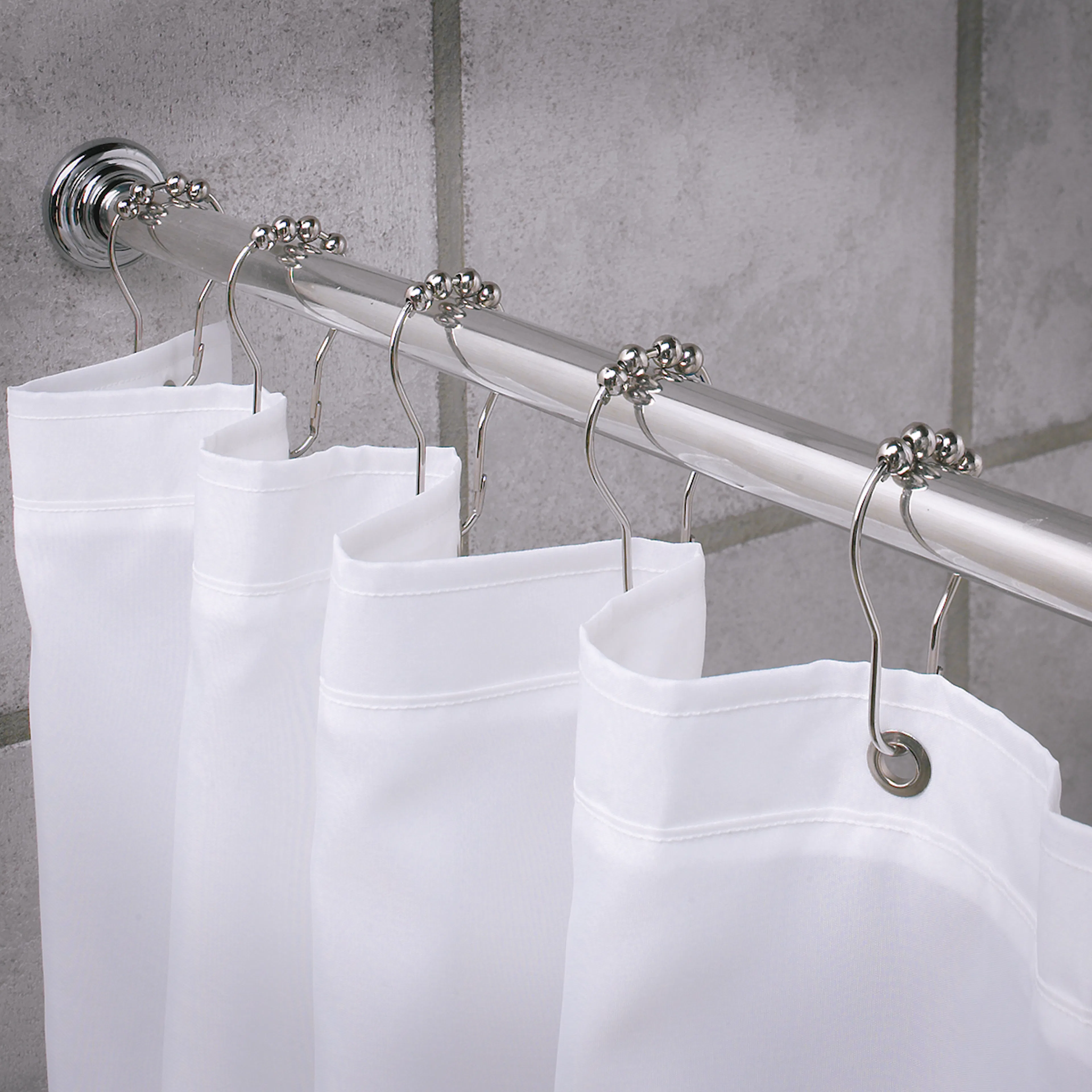 Duschring Debel Metall Med Kulor 12st