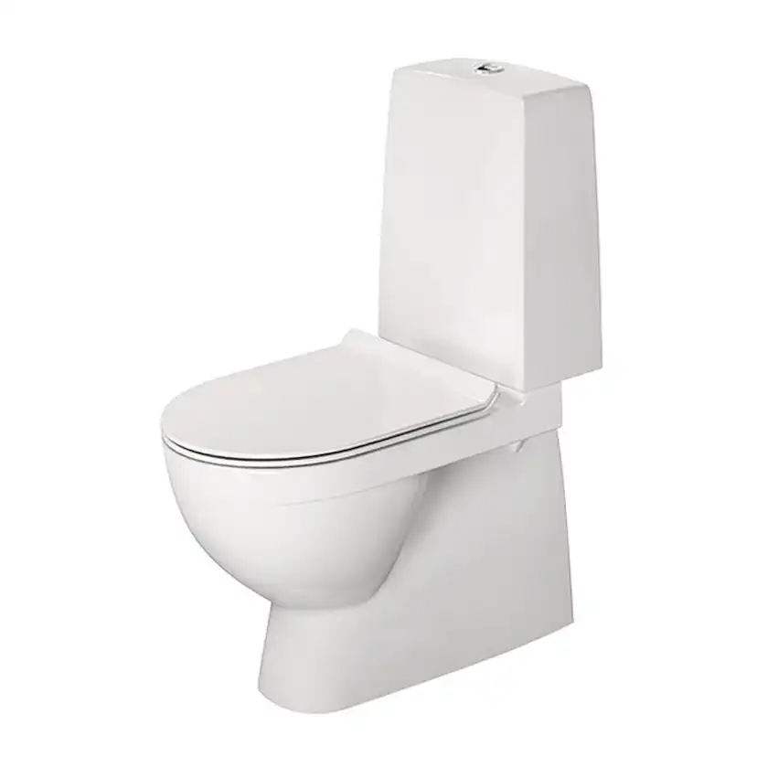 Toalettstol Duravit Durastyle Rimless 010701 med Mjukstängande Hårdsits