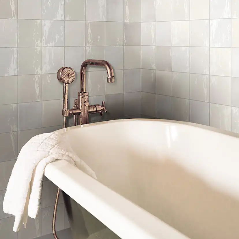 Kakel Lhådös Bristol Seashell 12,5x12,5 Blank cm