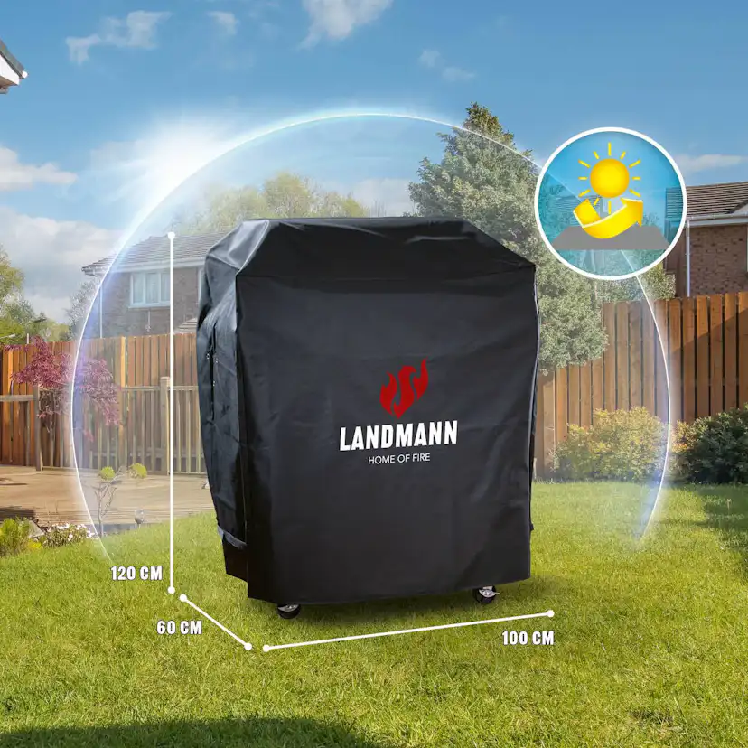Grillöverdrag Landmann Premium L Black 15706