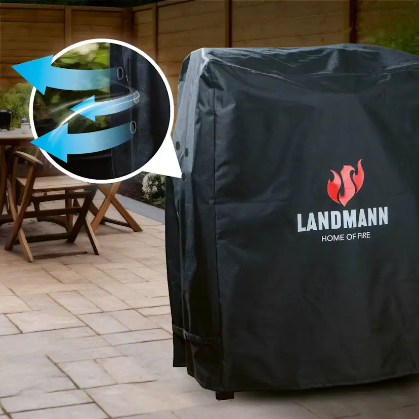 Grillöverdrag Landmann Premium M Black 15705B